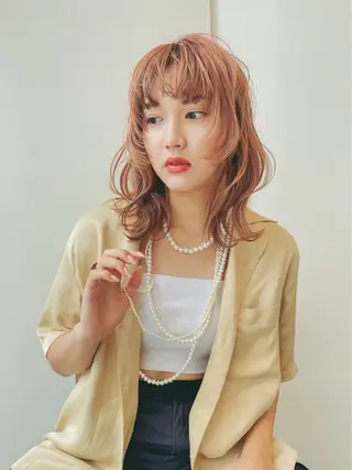 ミディアム Ishida Hiyoriのヘアスタイル