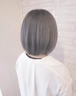 ミディアム カラー JIL BLAN 京都所属・RU RIのヘアスタイル