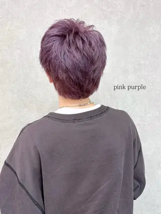 カラー Hz/ヘルツ SHIHOのヘアスタイル