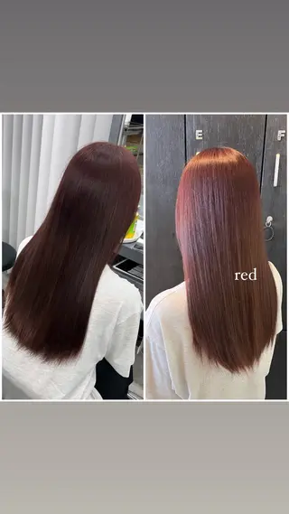 セミロング カラー 帆乃華🐰ྀི🎀 カットモデル募集🌟のヘアスタイル