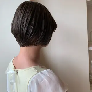 ショート カラー ボブウルフ／ボブ Satsuki【名駅のヘアスタイル