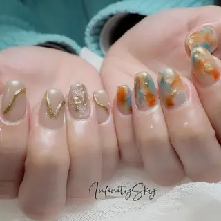 ネイル infinity skyのネイルデザイン