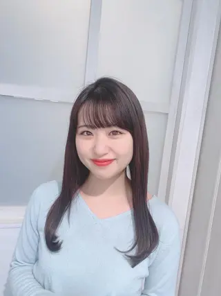 ロング 🦋ミルクティーベー ジュ🦋mayukiのヘアスタイル