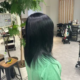 ミディアム omocha umiのヘアスタイル