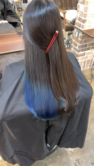 ロング カラー ACROあべの店所属・艶カラー/インナー /グラデ/大西小百合のヘアスタイル