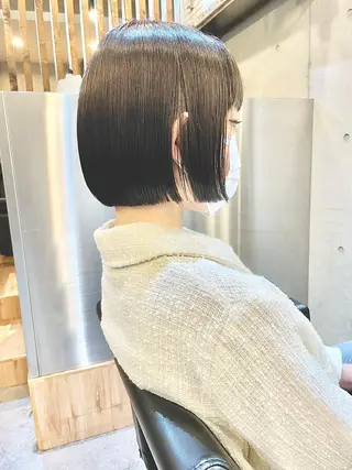ショート カラー ショートボブ縮毛矯正 髪質改善のプロ山道潤のヘアスタイル