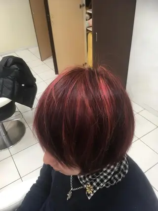 カラー 平本 雄馬のヘアスタイル