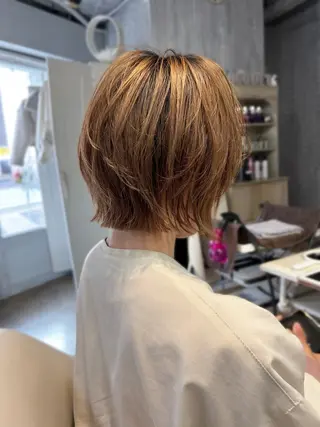 ショート カラー ショートヘア/ボブ/ レイヤー/佐藤　葵のヘアスタイル