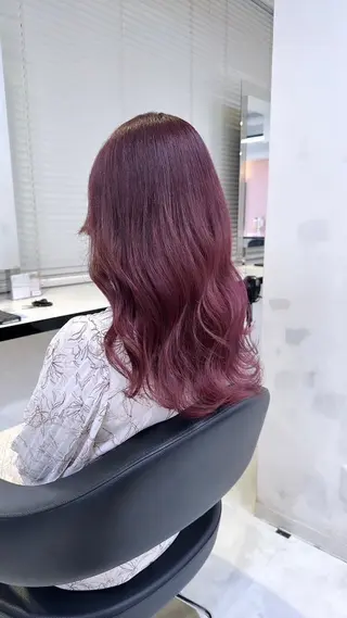 セミロング カラー 💗トレンドモテヘア Natsumi 💗のヘアスタイル