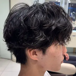 パーマ メンズ メンズ縮毛矯正 ♠️店長下平隼人のヘアスタイル