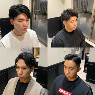 ショート カラー パーマ 池田達也anyhow /副店長のヘアスタイル