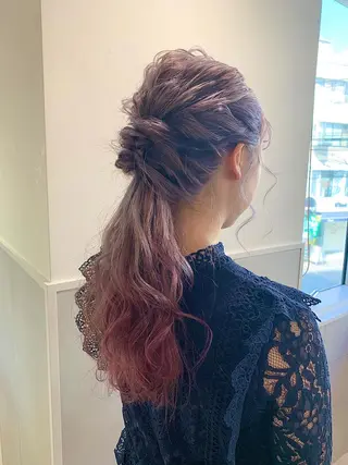 ロング ヘアアレンジ 髪質改善period.所属・いしかわまい🎀 髪質改善特価サロンのヘアスタイル