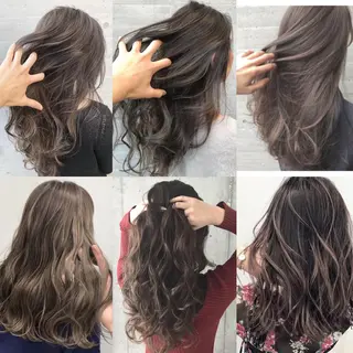セミロング 🌟髪質改善ケアカラ ー美髪縮毛矯正y🌟のヘアスタイル