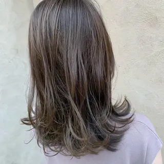 ミディアム カラー 💎髪質改善/縮毛 💎メンズカット石尾のヘアスタイル