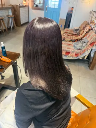 ミディアム カラー ヘアアレンジ 💞艶カラー/ ブリーチ💞ユウカのヘアスタイル