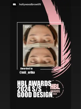 アイブロウ becky lash ERIKOのマツエク・マツパデザイン