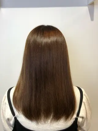 ロング カラー 青野 文香のヘアスタイル