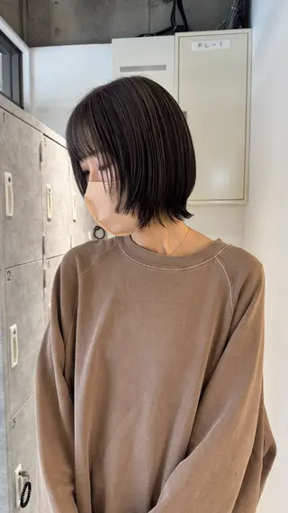 ミディアム カラー 垢抜け/レイヤー/ ハイトーン/アスナのヘアスタイル