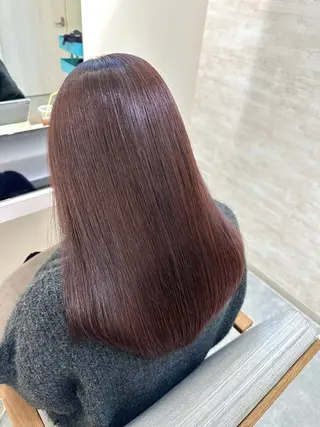 セミロング 髪質改善&ヘアケア 永山若奈のヘアスタイル
