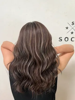 ミディアム HAIR &  SPA SOCIT所属・山﨑 大二郎のヘアスタイル