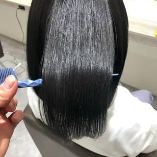 セミロング ムトウセイマ/艶髪 /艶ケアWブリーチのヘアスタイル