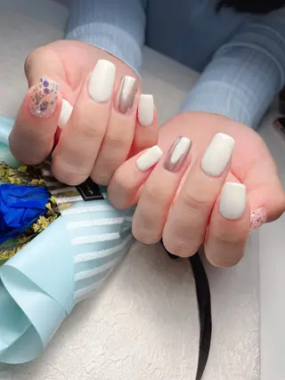 ネイル M🌷nail 長さだし専門店のネイルデザイン