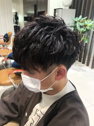 パーマ メンズ EARTH AOBADAIのヘアスタイル