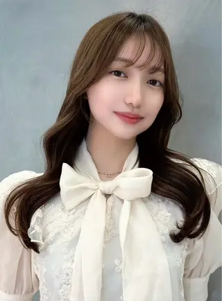 ロング レイヤー/顔周り /ボブ/銀座/サラのヘアスタイル