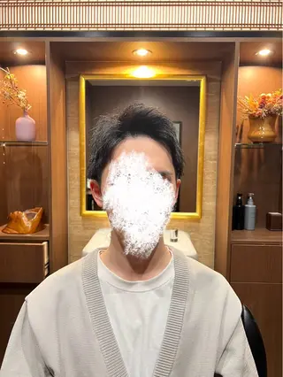 ショート ヒロ銀座バーバーショップ丸の内所属・秋山 琳太のヘアスタイル