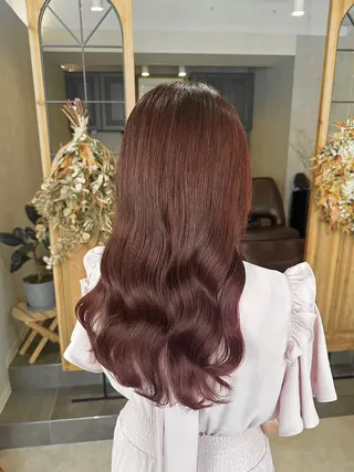 ロング カラー ヘアアレンジ Nizihair / Mizuki.*✿のヘアスタイル