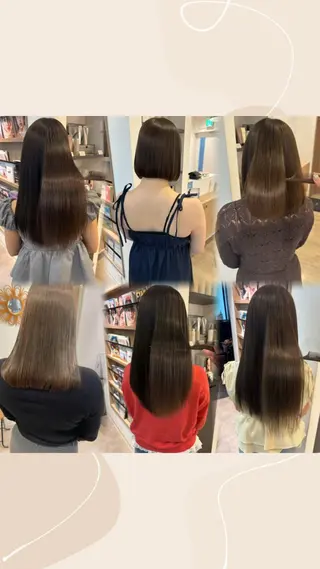 セミロング カラー モテ髪‎🫧赤み消し カラー表参道きょうこのヘアスタイル
