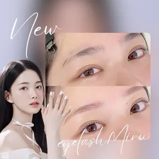 アイブロウ 美眉アイブロウ&ハーブピーリングMiru天神店所属・山崎 蓮のマツエク・マツパデザイン