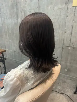 ミディアム 韓国風ヘア 🇰🇷清水しいなのヘアスタイル