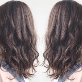 セミロング ricca♪ 反町のヘアスタイル