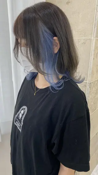 ミディアム 二上 怜のヘアスタイル