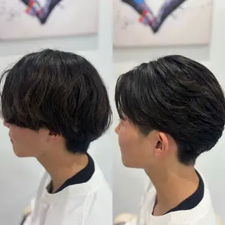 メンズ メンズ特化韓国風 パーマスタイル/りんのヘアスタイル
