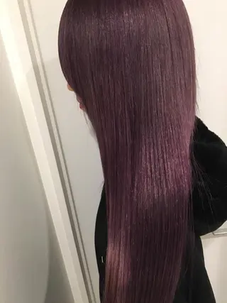 ロング カラー 🌈評価No.1🌈 艶髪カラー❌エクステのヘアスタイル