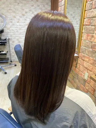 セミロング 田中 元規のヘアスタイル