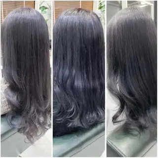 ロング カラー ヘアアレンジ モテ髪透明感❤️ デイズヘアカラーのヘアスタイル