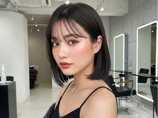 ミディアム 似合わせボブ✖️ 韓国レイヤー✨小関のヘアスタイル