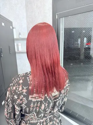 ミディアム カラー 🌺ハイトーン🌺 矢葺 なぎさ🌺🌺のヘアスタイル