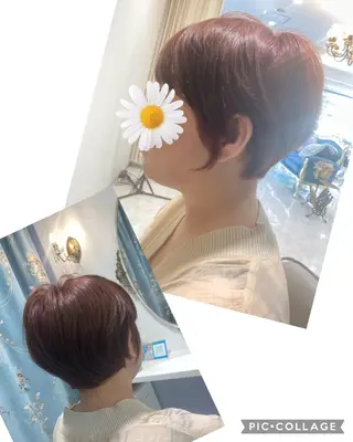 ショート カラー ルミア所属・MASUMI／ 川西能勢口LUMIAのヘアスタイル