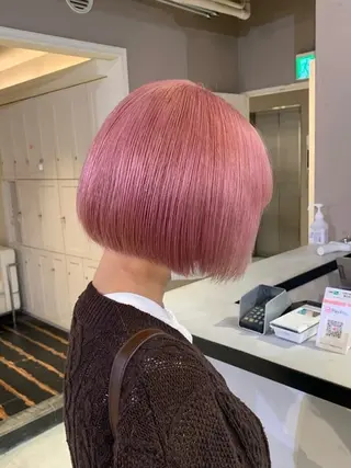 ショート カラー 顔まわり/レイヤー/ 透明感/まいな🥨のヘアスタイル