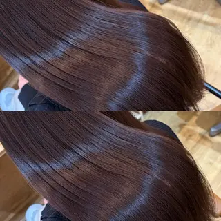 ロング カラー 👑髪質改善wカラー /ハイトーン/アユカのヘアスタイル