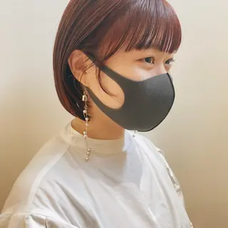 ショート カラー パーマ ヘアアレンジ メンズ キッズ ネイル マツエク・マツパ モリモト サナのヘアスタイル