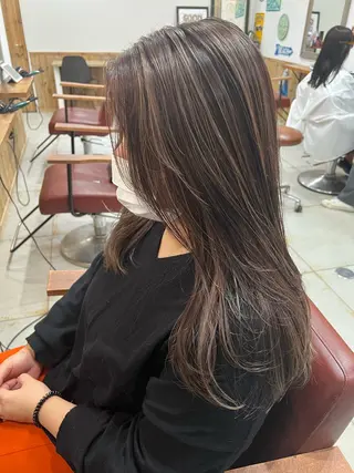 ロング hair  design Norm所属・ハイライトバレイヤー ジュ🎨川村聖吾🎨のヘアスタイル