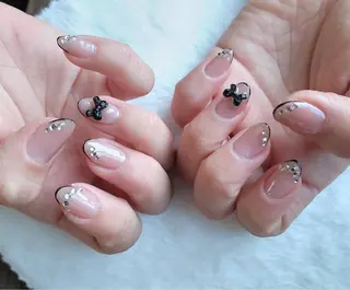 ネイル 自爪育成ネイルケア Lena  nailのネイルデザイン