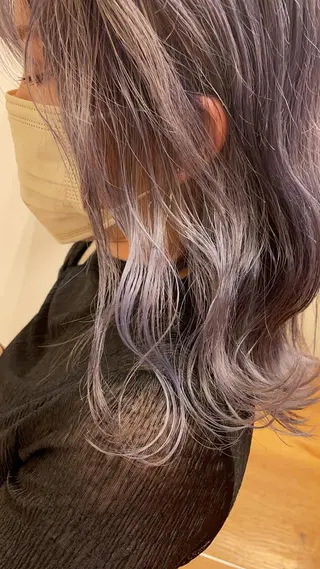 ミディアム カラー ヘアアレンジ ボブ美容師 /馬場 翼のヘアスタイル