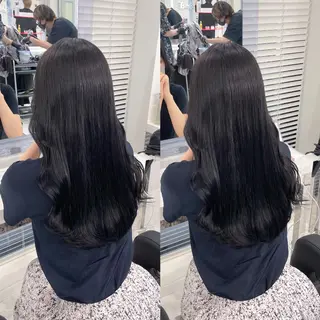 セミロング カラー ヘアアレンジ Ella所属・nana【艶髪】/ レイヤー/縮毛矯正のヘアスタイル