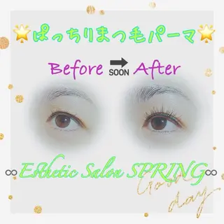マツエク・マツパ Esthetic Salon SPRING所属・ｴｽﾃﾃｲｯｸｻﾛﾝ ｽﾌﾟﾘﾝｸﾞのマツエク・マツパデザイン